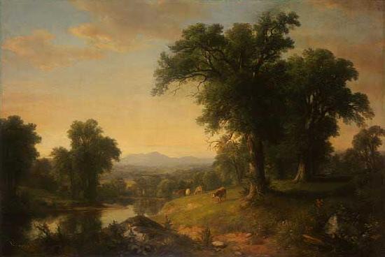 Asher Brown Durand A Pastoral Scene Sweden oil painting art